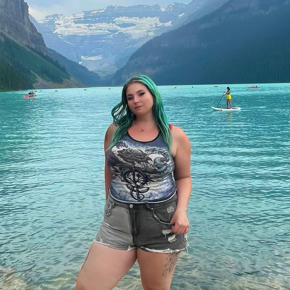 Jenna at Lake Louise